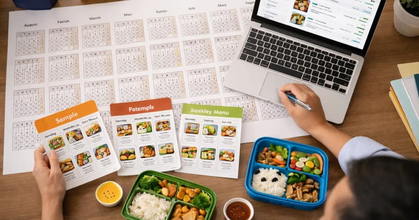 如何規劃全學年的外燴午餐