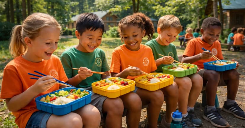 2025年温哥华夏令营餐饮：为活跃儿童准备的集体餐盒