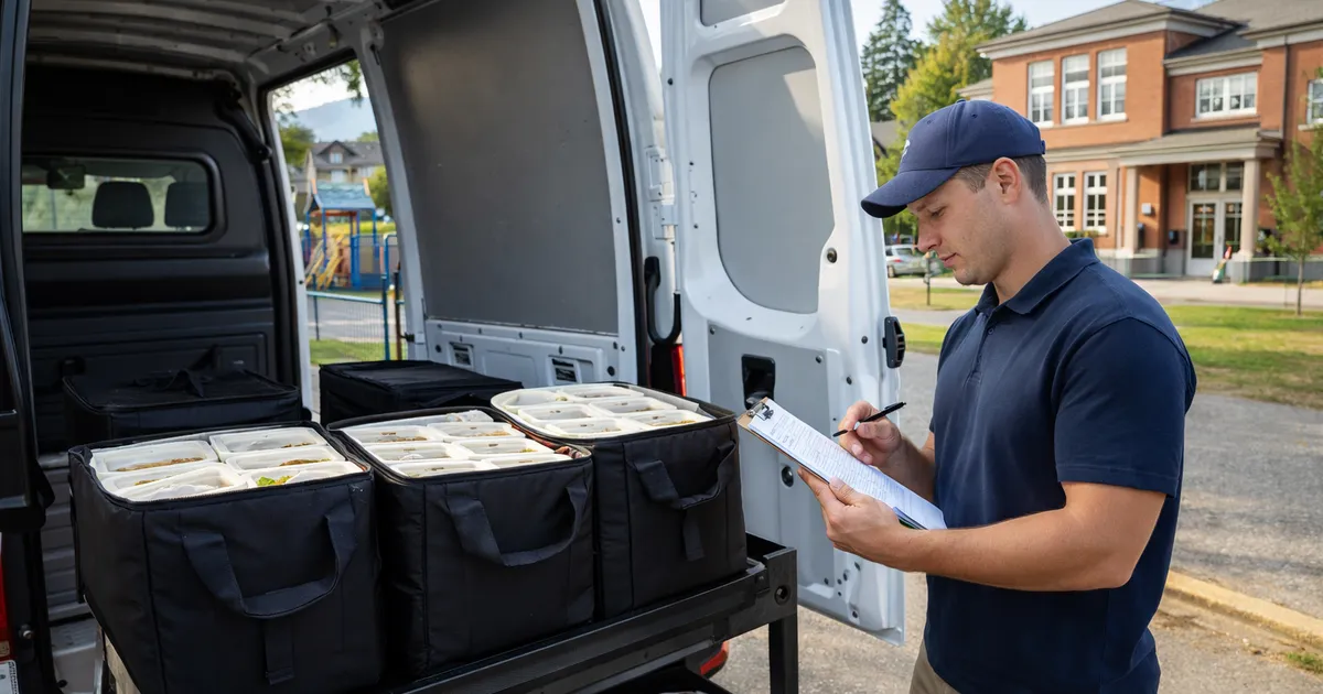 Vancouver School Lunch Delivery: Coverage Map and Zones