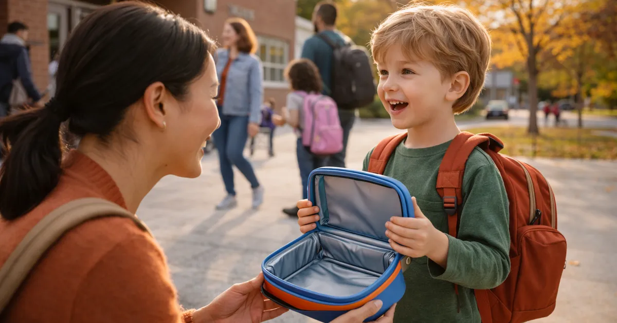 Vancouver parents giving feedback about school catering quality at a parent meeting